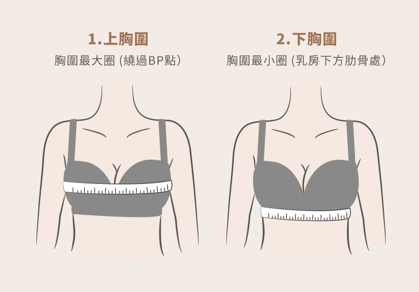 下胸围vs上胸围差别